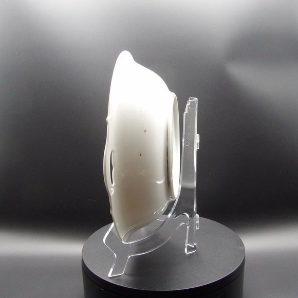 Antique Hand Painted Nippon Handled Serving Bowl Gold Rim Blue Rim Roses Blue Ni - Picture 5 of 10